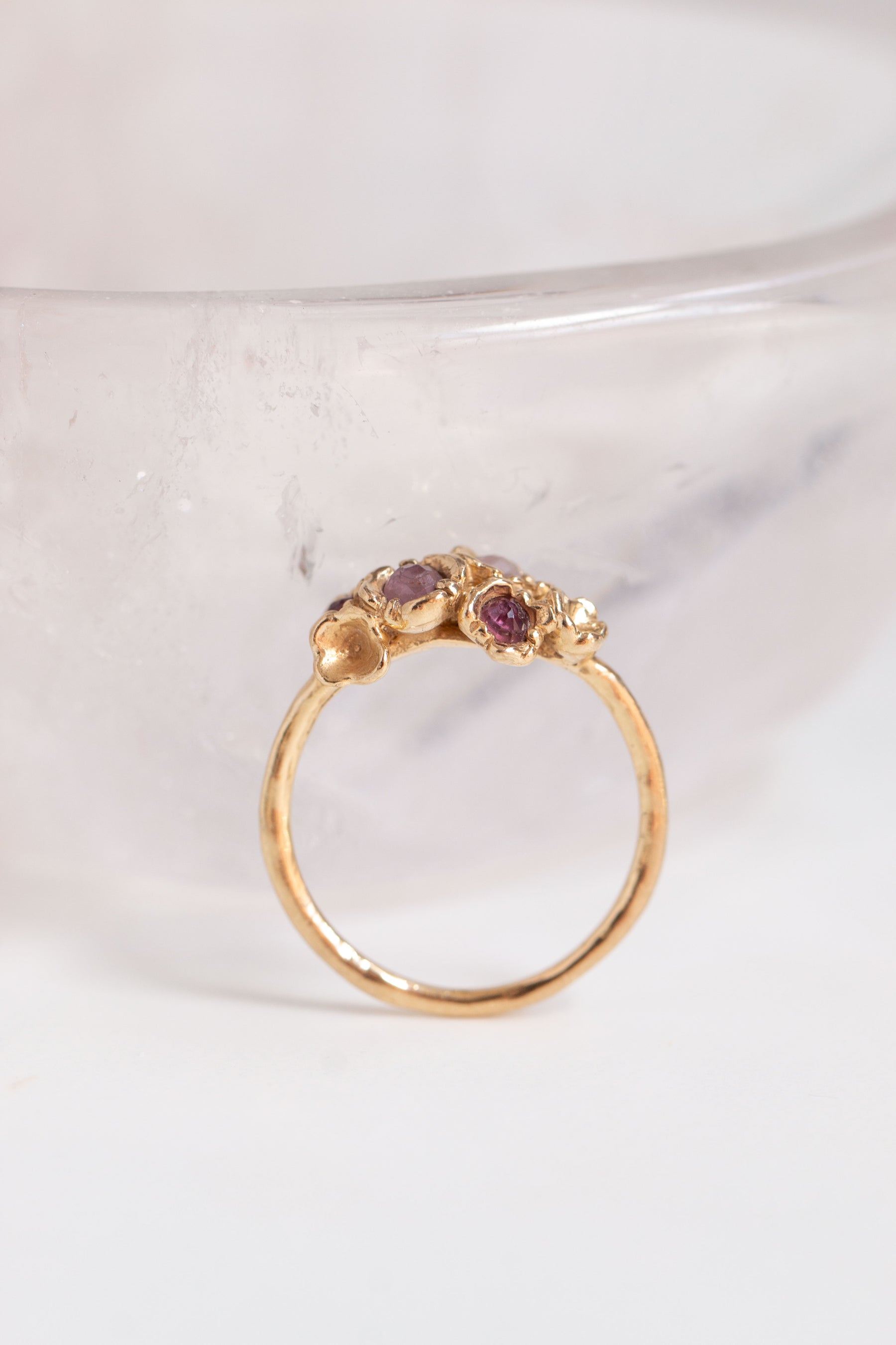 Custom Design ~ Barnacle Cluster Rung with Rubies