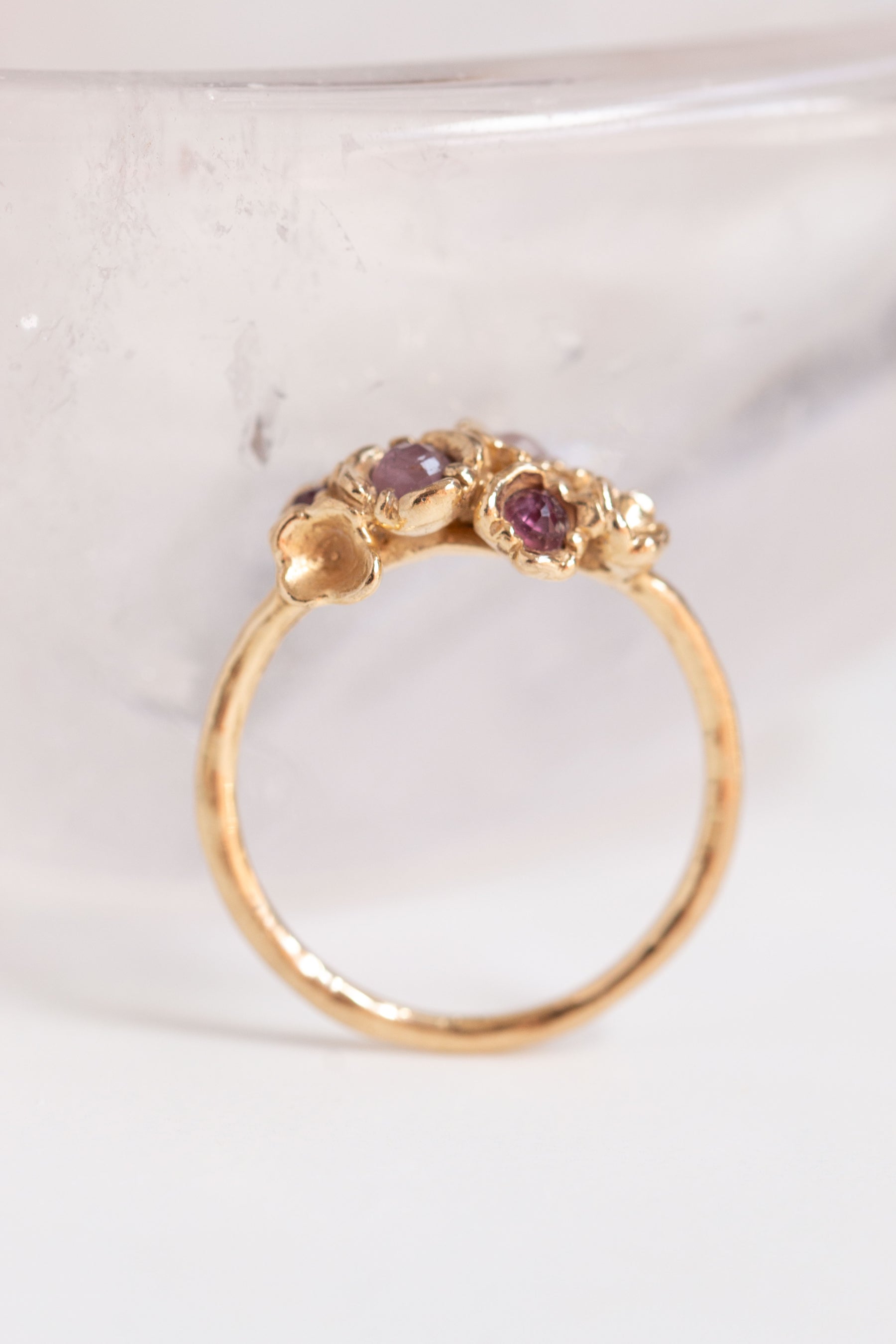 Custom Design ~ Barnacle Cluster Rung with Rubies