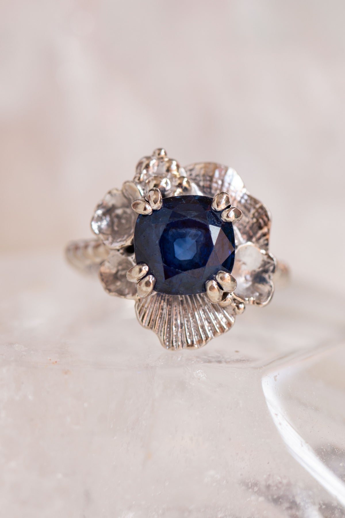 Custom Design ~ Alexandra's Sapphire Engagement Ring