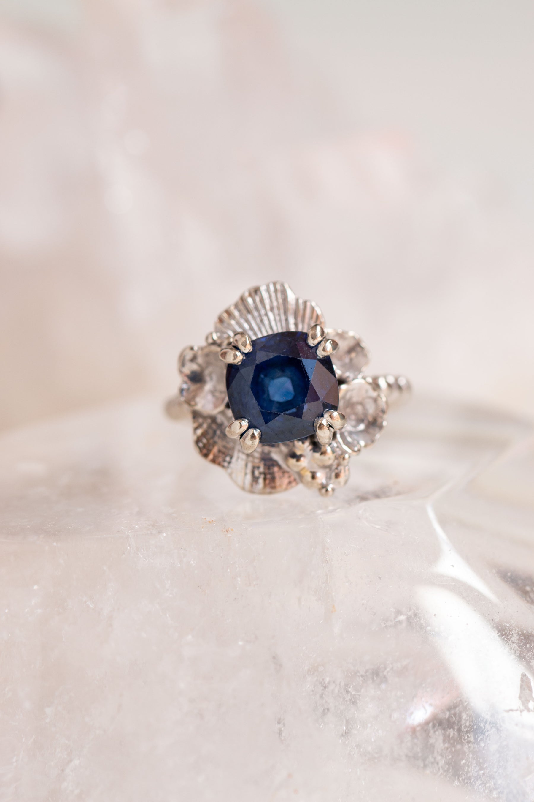 Custom Design ~ Alexandra's Sapphire Engagement Ring