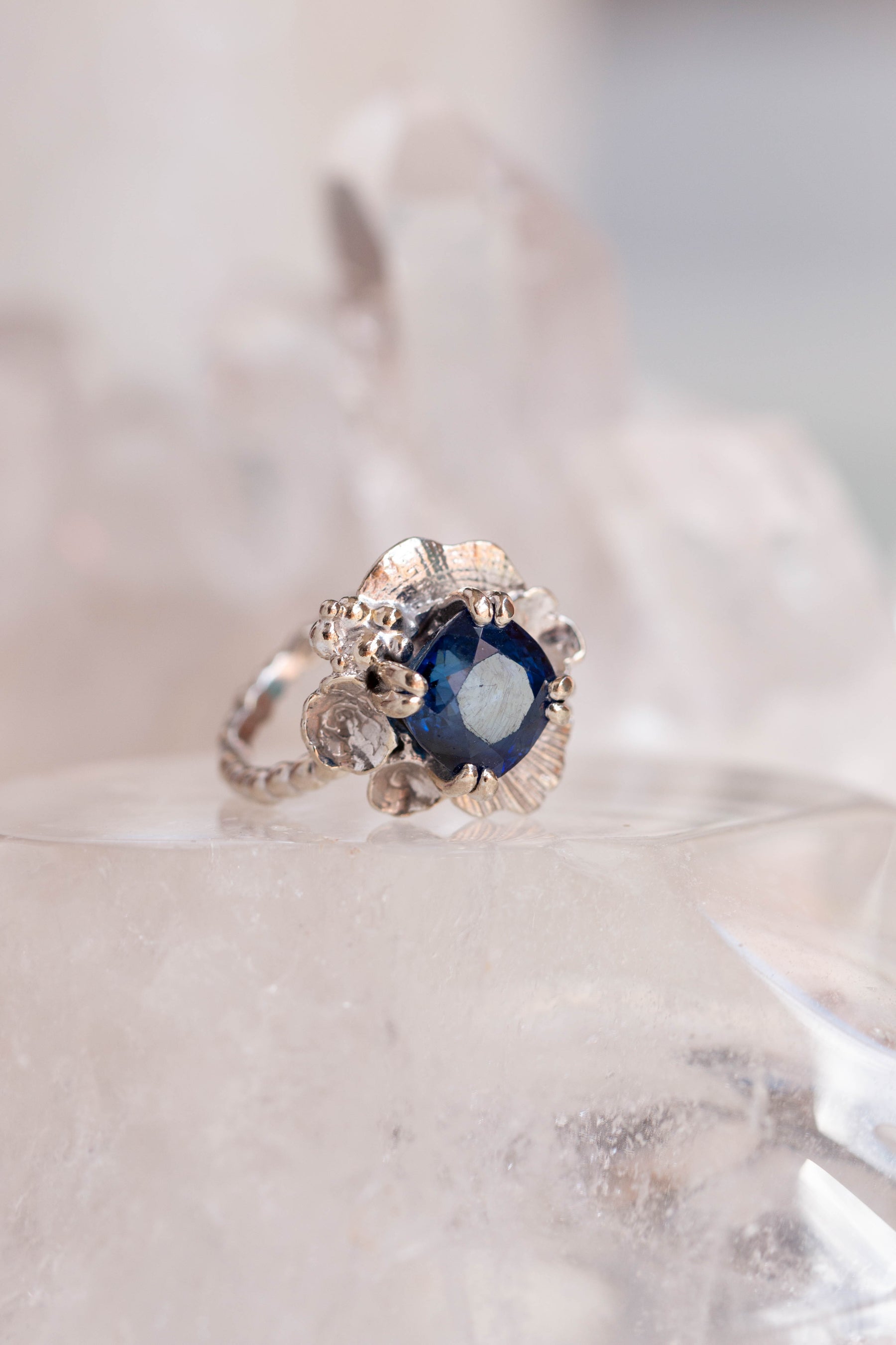 Custom Design ~ Alexandra's Sapphire Engagement Ring