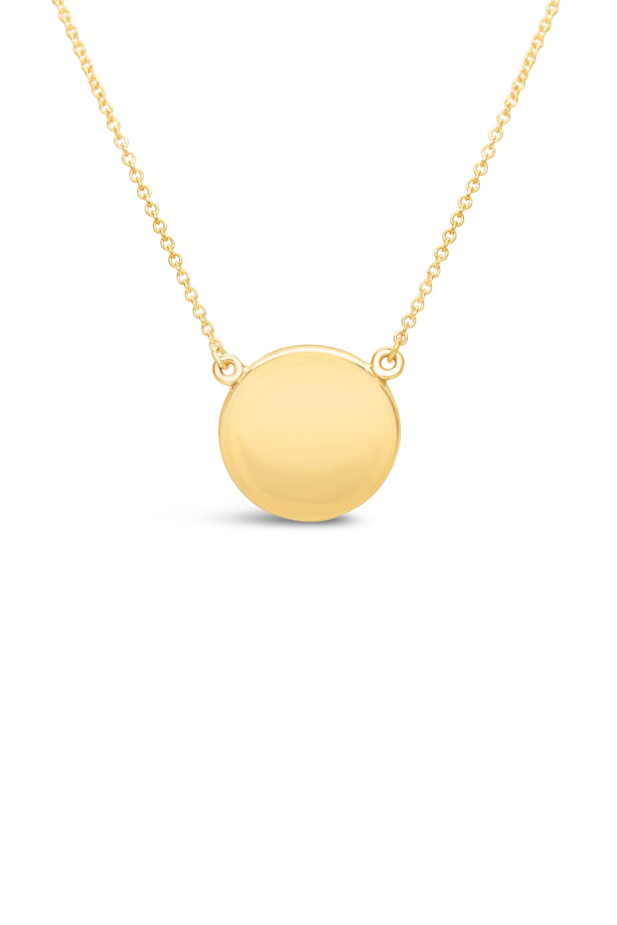 Bermuda ~ Coin Inline Necklace in Gold