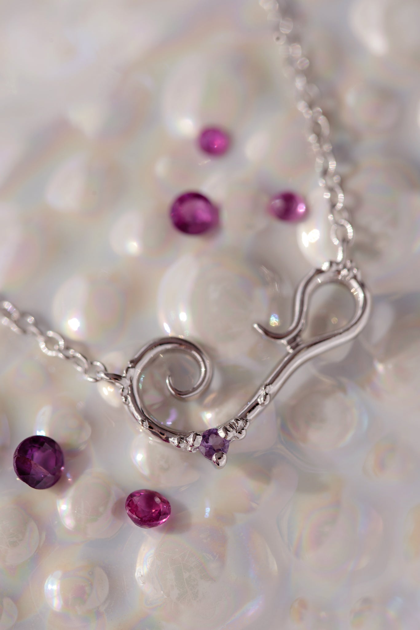 Bermuda ~ Birthstone Necklace in Gold