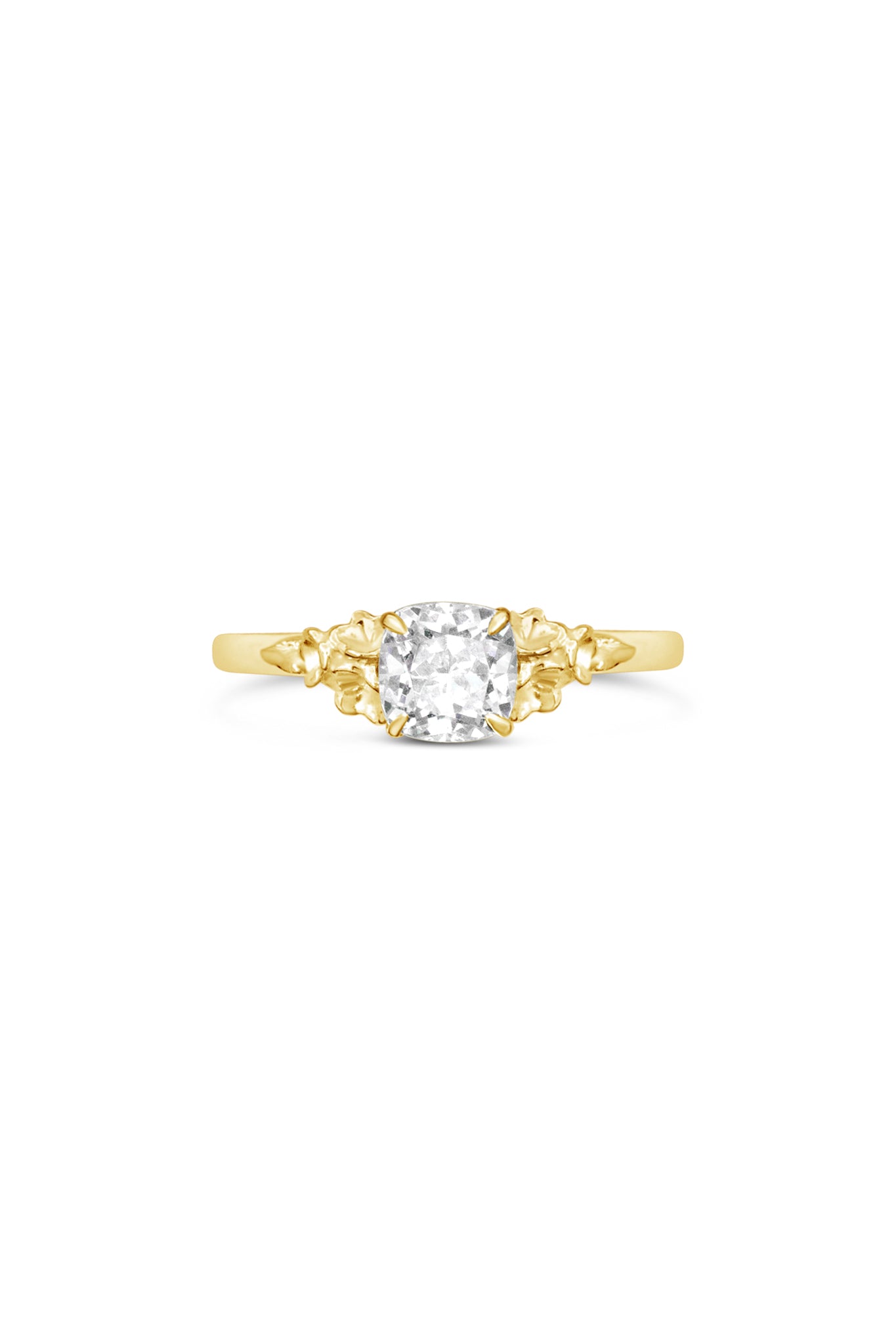 Engagement Rings ~ Barnacle 4 Prong Cushion Ring