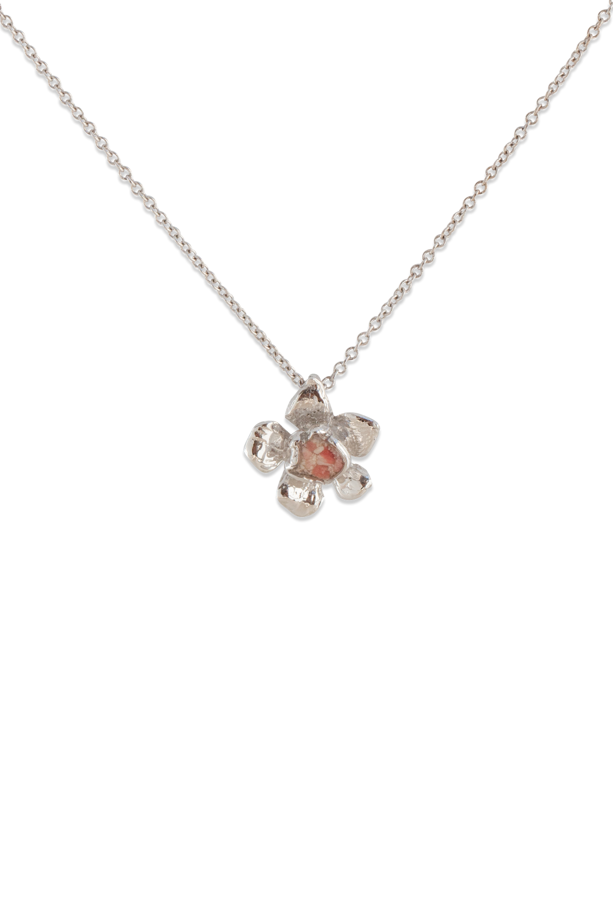 Fera ~ Tiny Flower Pendant in Gold - Alexandra Mosher Studio Jewellery