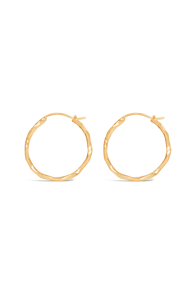 Hoops ~ Melt Large in Gold