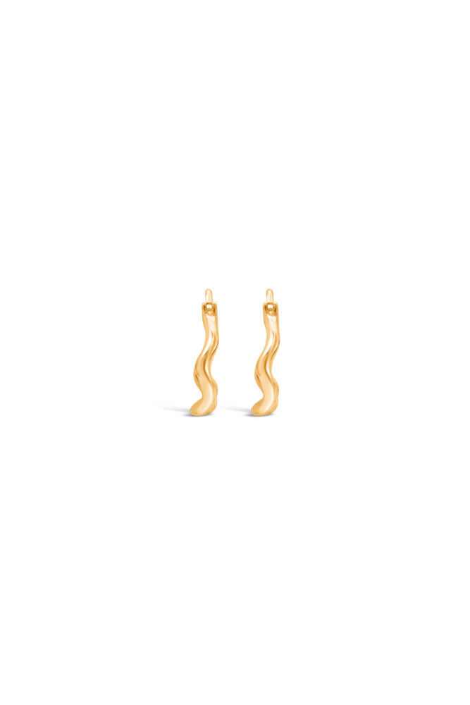 Hoops ~ Melt Small Huggies in Gold