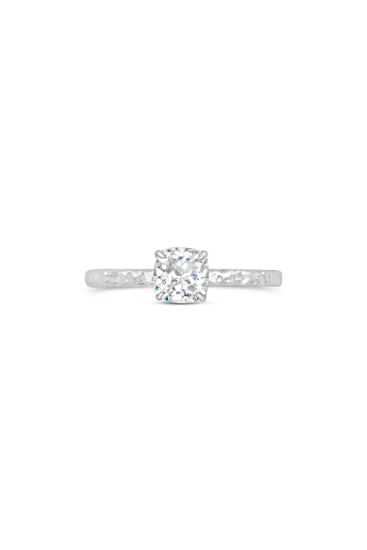 Engagement Rings ~ Reef Small 4 Prong Cushion Ring