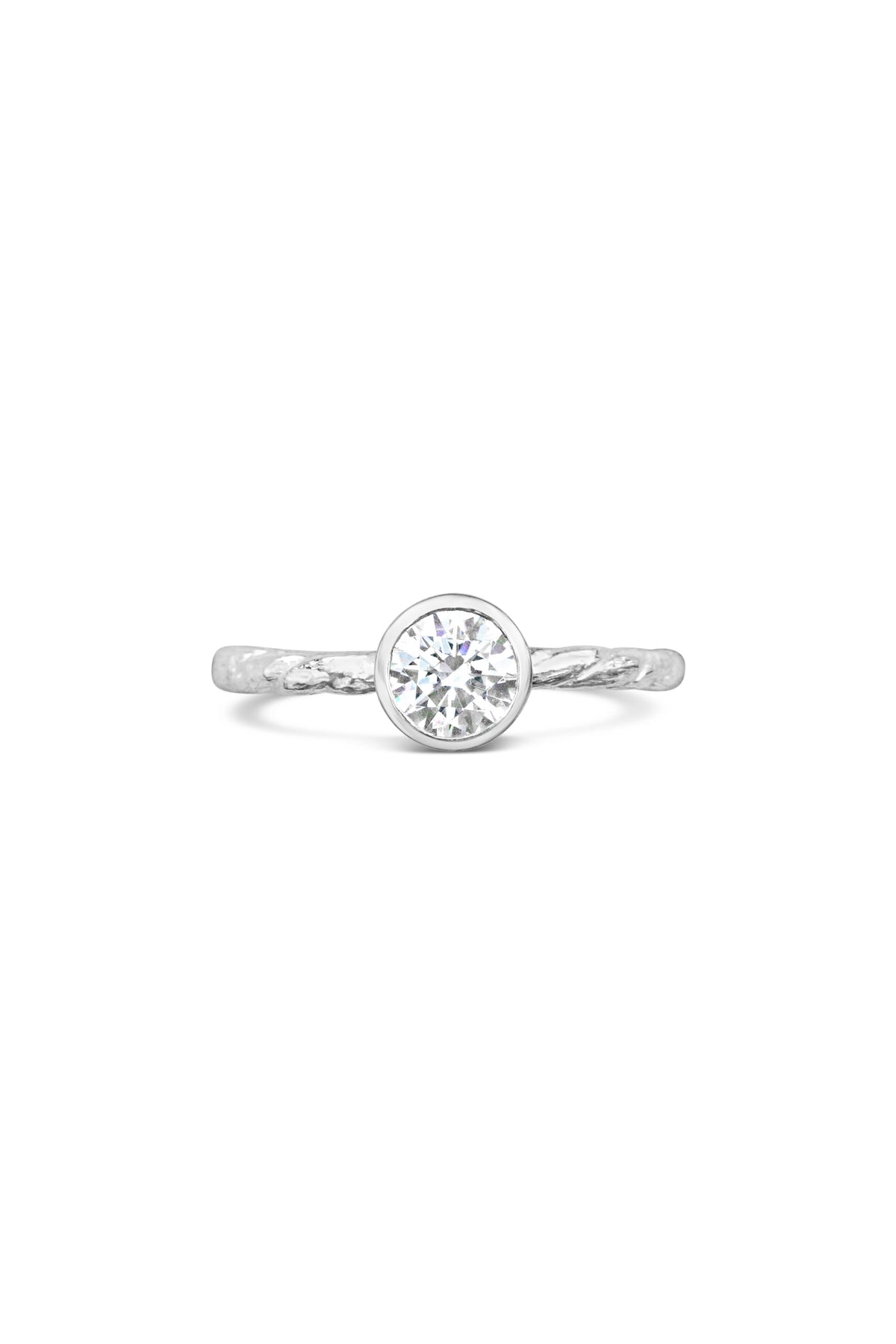 Engagement Rings ~ Kite String Bezel Ring