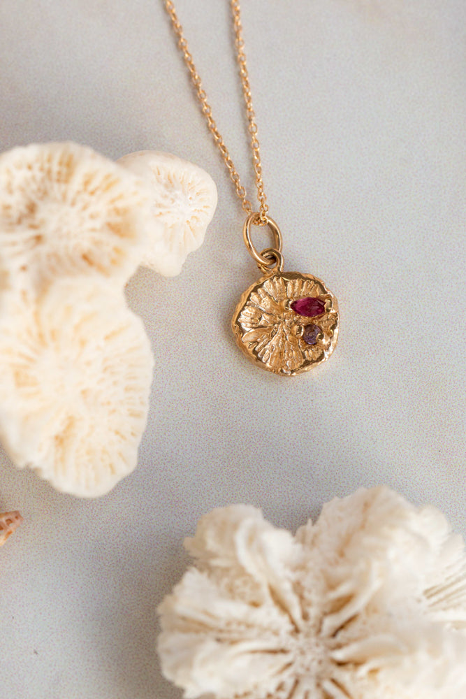 One of a Kind ~ Coral Polyp Small Pendant