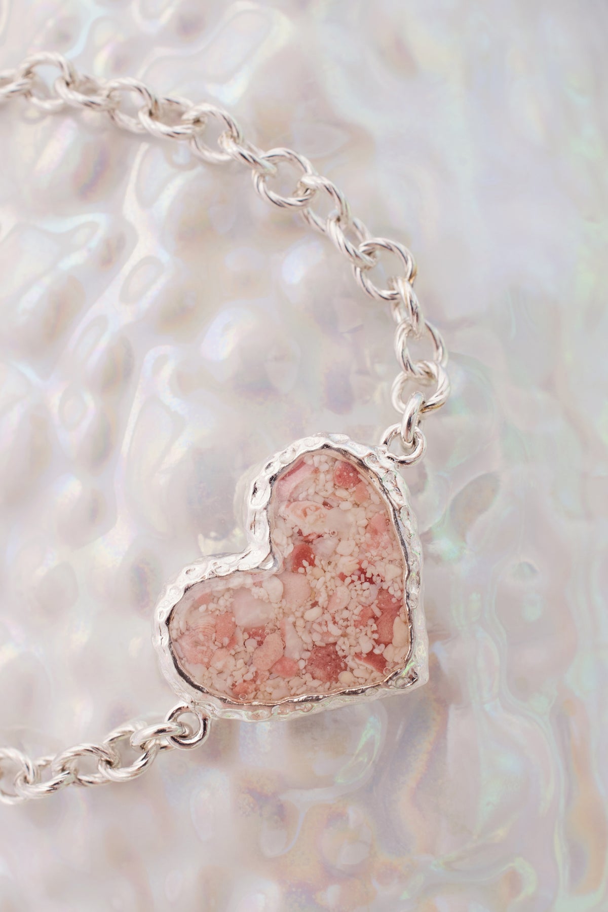 Reef ~ Heart Inline Bracelet - Alexandra Mosher Studio Jewellery