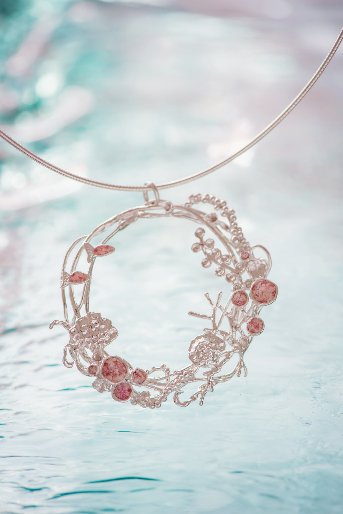 Reef ~ Wreath 2016 Ornament / Pendant - Alexandra Mosher Studio Jewellery