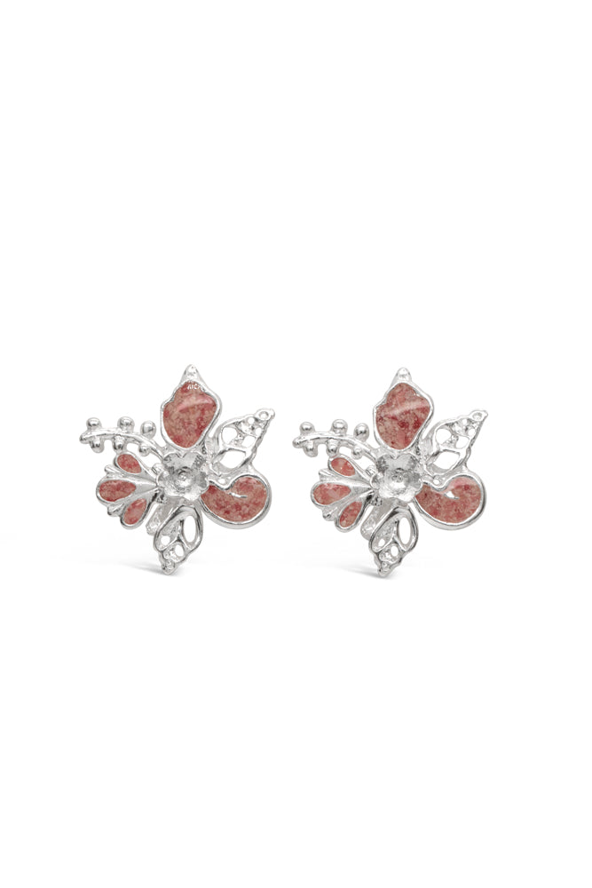 Shell ~ The Silver Shells Studs