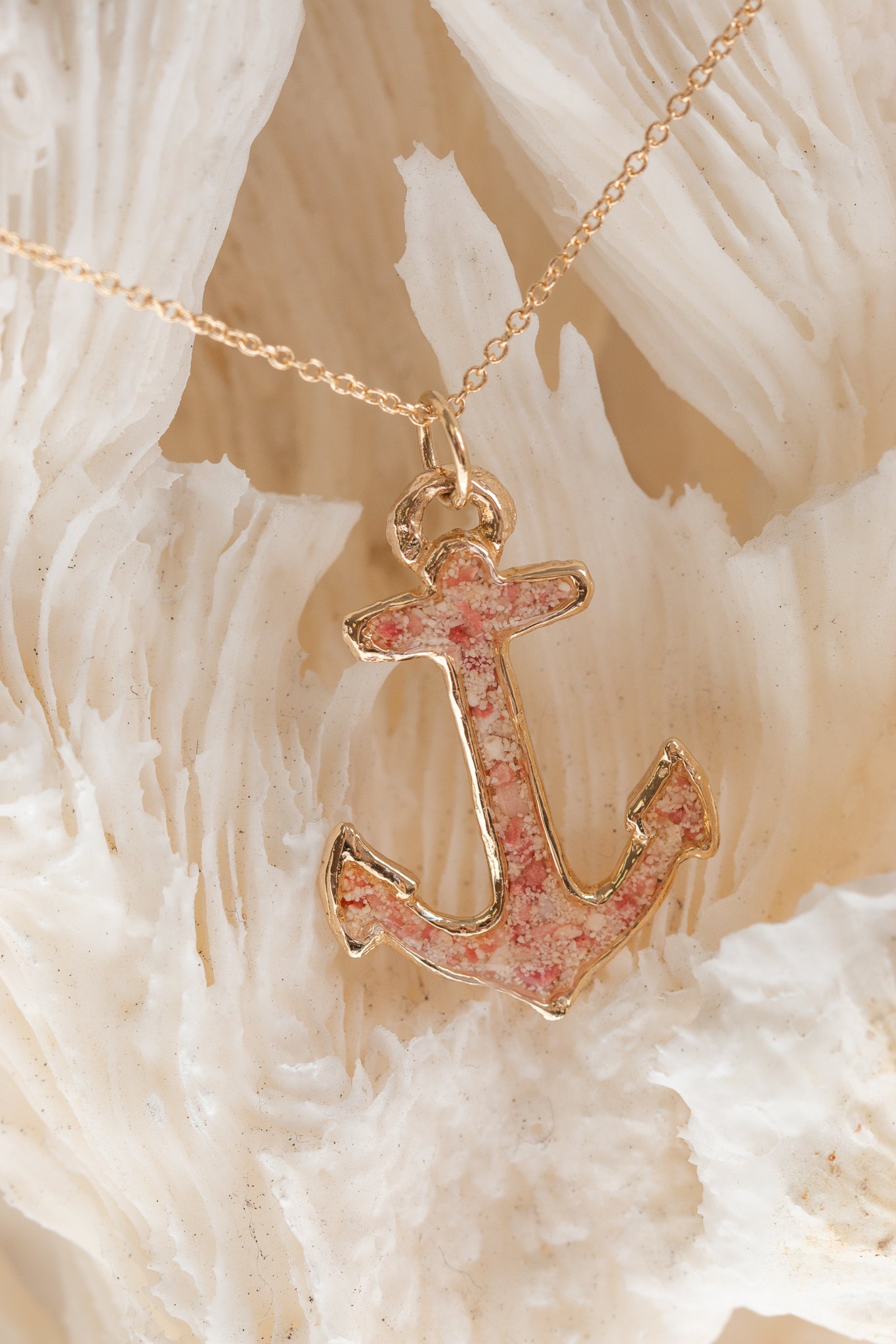 Nautical ~ Anchor (Large) Pendant in Gold