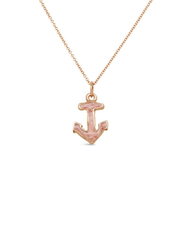 Nautical ~ Anchor (Small) Pendant in Gold