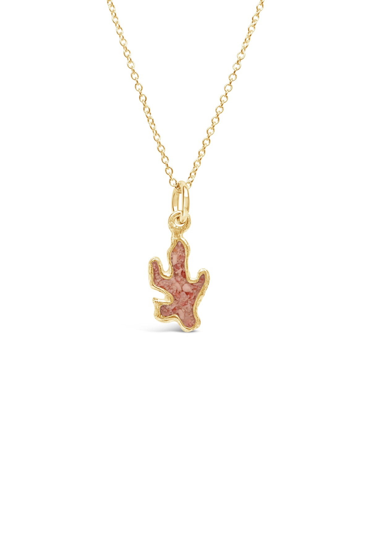 Splash ~ Coral Branch (Mini) Pendant in Gold