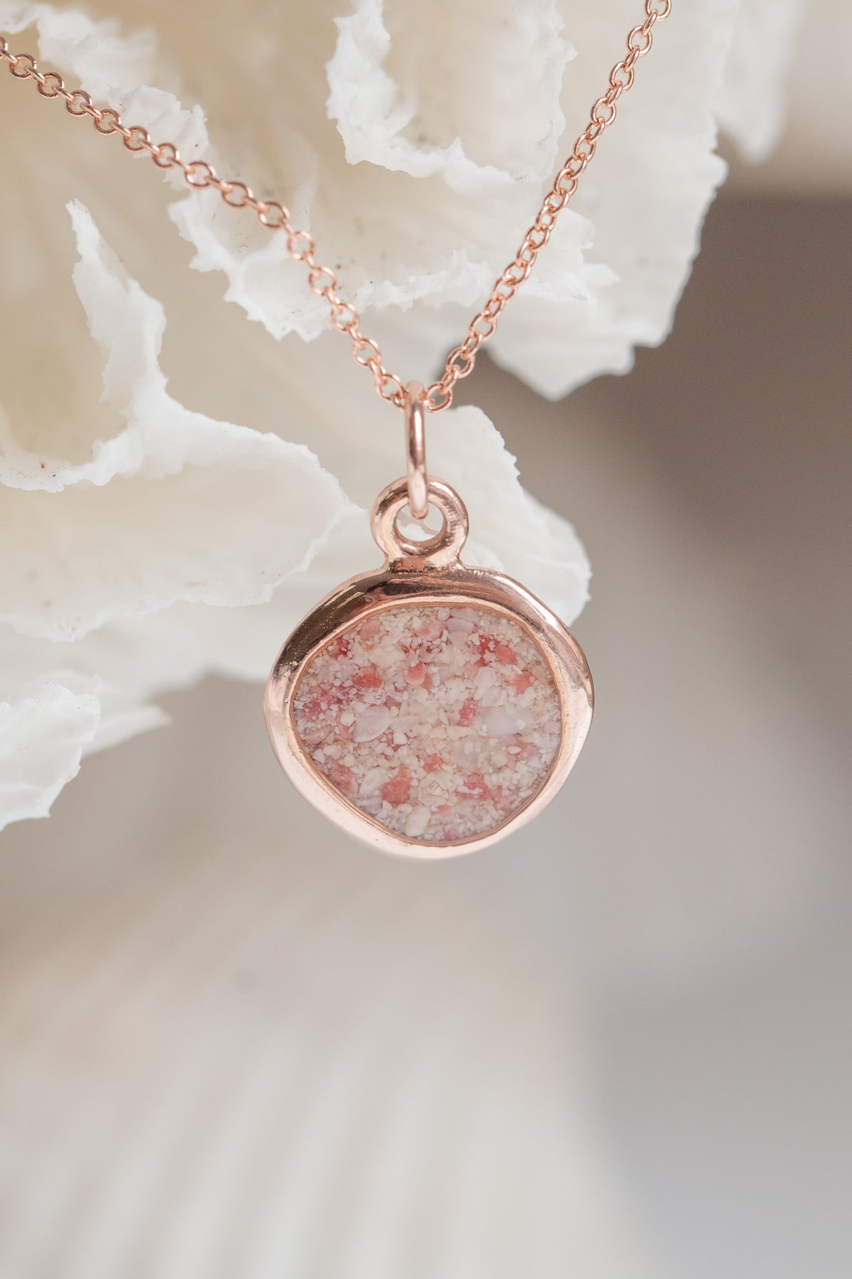 Splash ~ Circle (Large) Pendant in Gold - Alexandra Mosher Studio Jewellery