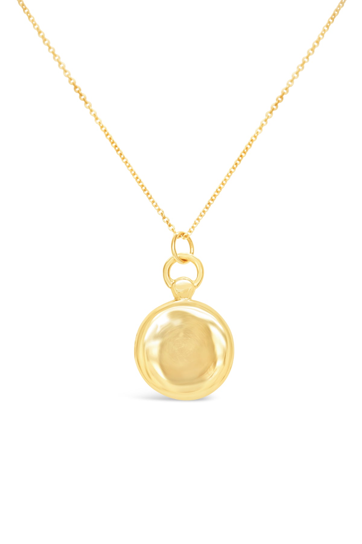 Compass Rose ~ Minimalist Pendant in Gold