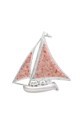 Nautical ~ Bermuda Fitted Dinghy (Large) Brooch