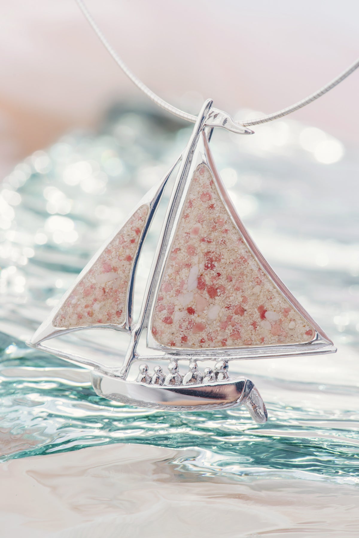 Nautical ~ Bermuda Fitted Dinghy 2015 Ornament / Pendant - Alexandra Mosher Studio Jewellery