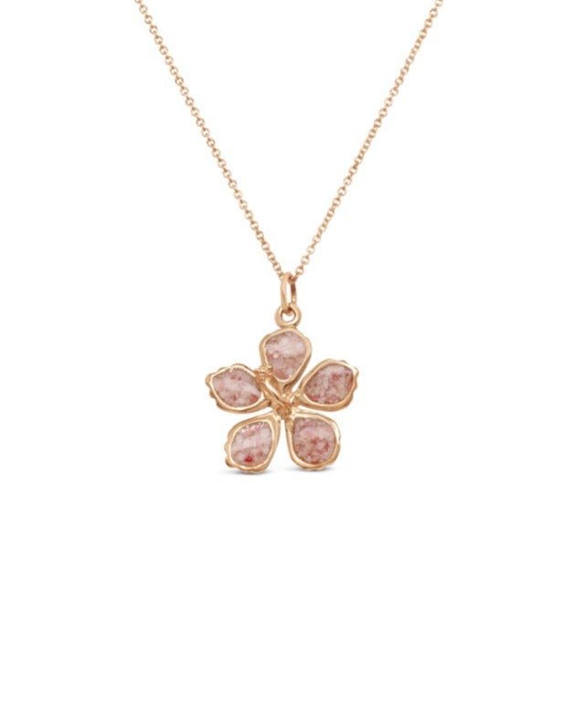 Hibiscus (Medium) Pendant in Gold