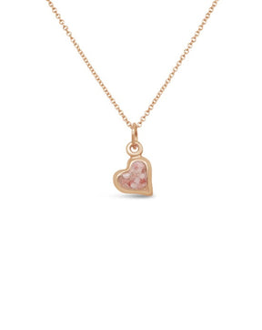 Splash ~ Heart (Small) Pendant in Gold - Alexandra Mosher Studio Jewellery