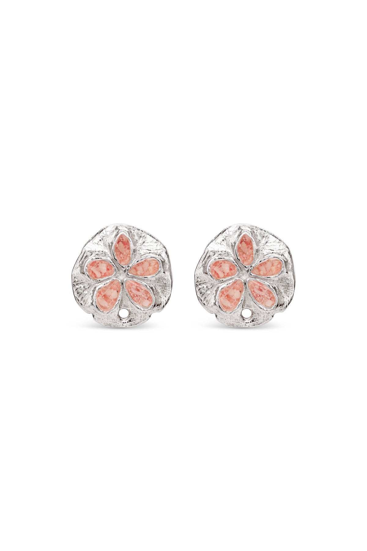 Friends ~ Sand Dollar (Small) Stud Earrings - Alexandra Mosher Studio Jewellery
