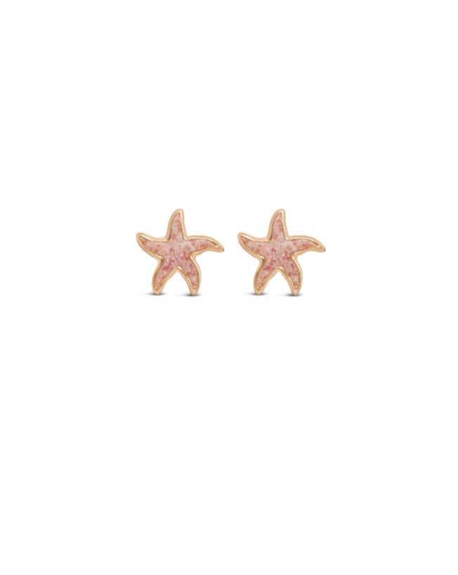 Friends ~ Starfish (Small) Stud Earrings in Gold