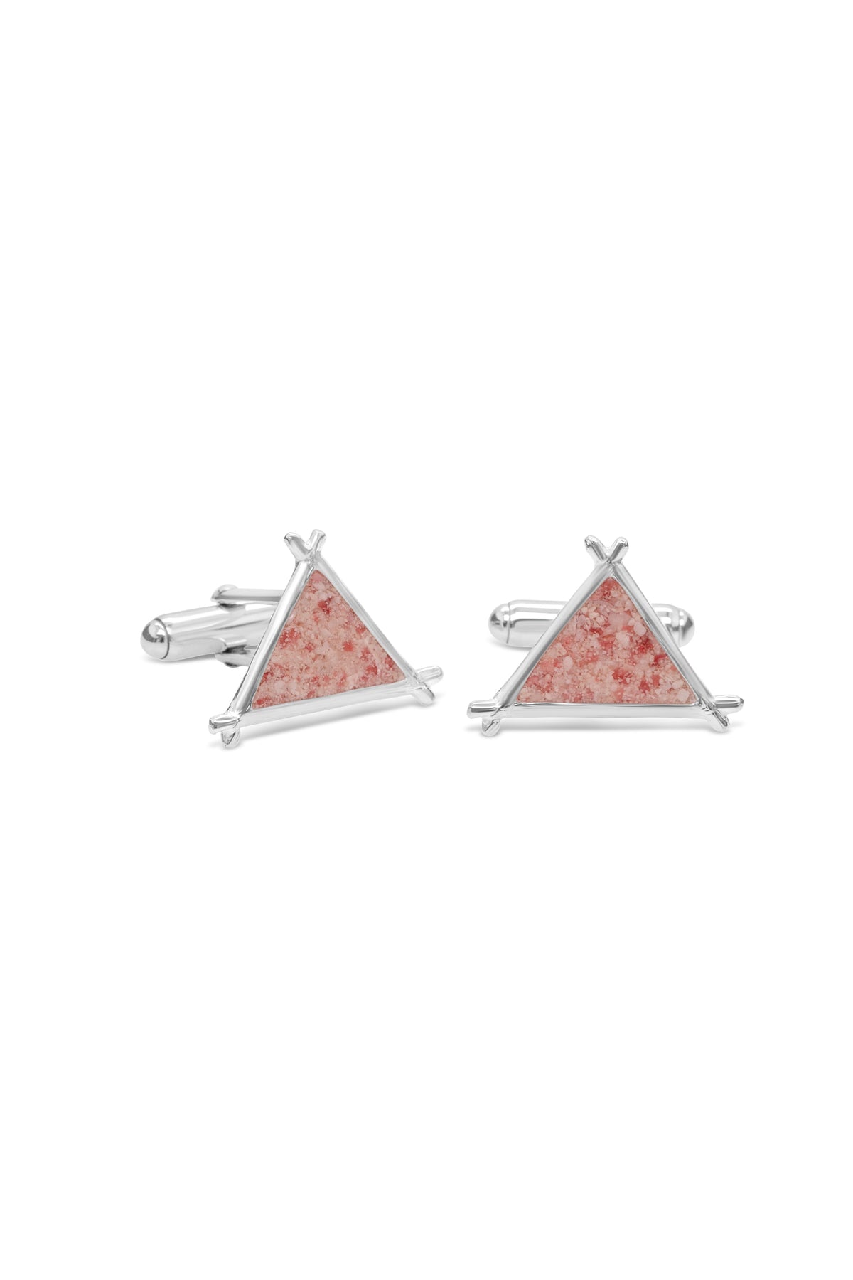 Men's Splash ~ Triangle (Medium) Cufflinks - Alexandra Mosher Studio Jewellery
