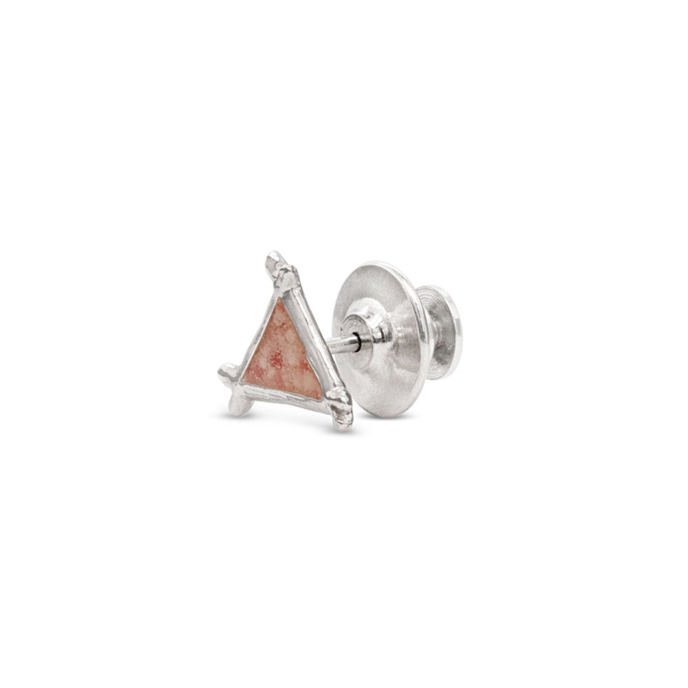 Men's Splash ~ Triangle Tie Pin - Alexandra Mosher Studio Jewellery