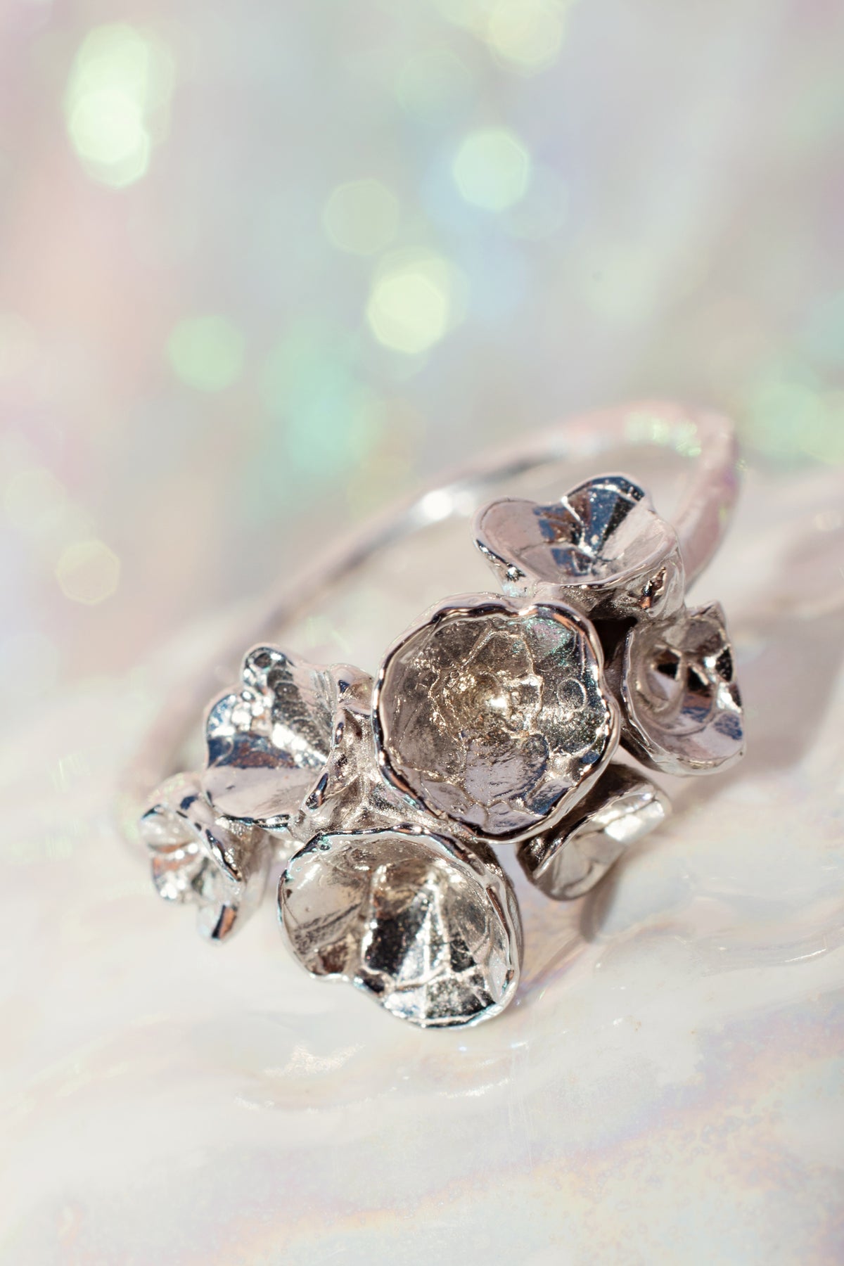 Under the Sea ~ Barnacle Ring in Gold