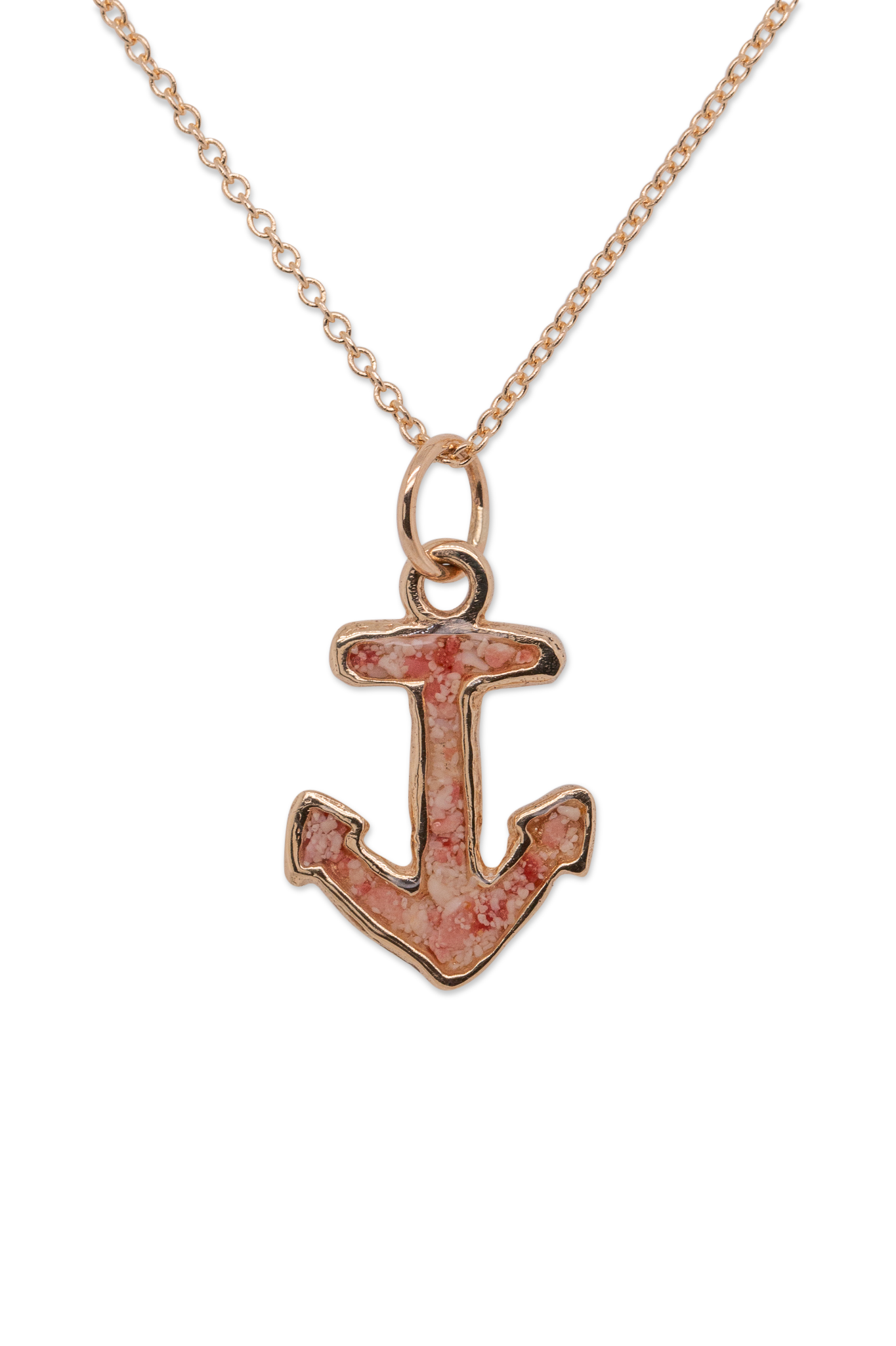 Nautical ~ Anchor (Small) Pendant in Gold - Alexandra Mosher Studio Jewellery Bermuda Fine