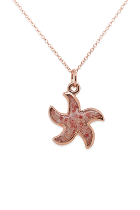 Friends ~ Starfish (Medium) Pendant in Gold - Alexandra Mosher Studio Jewellery Bermuda Fine