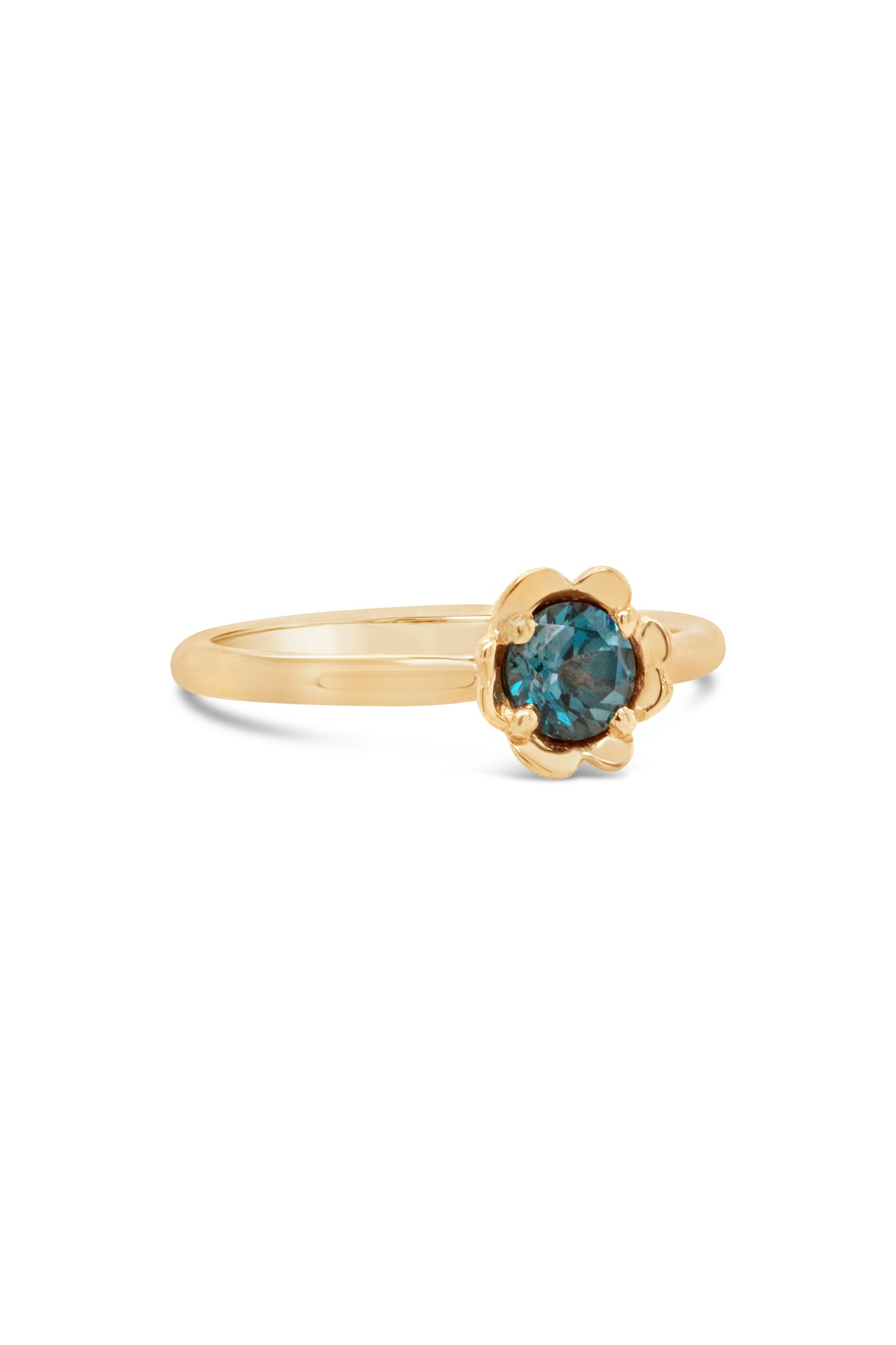 Barnacles ~ 5mm Gold Birthstone Ring
