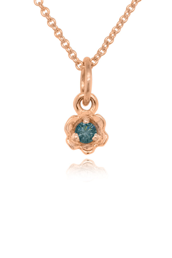 Barnacles ~ 2.5mm Gold Birthstone Pendant