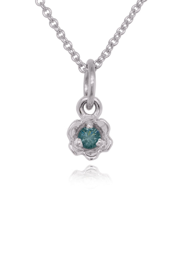 Barnacles ~ 2.5mm 14KY Sapphire Pendant