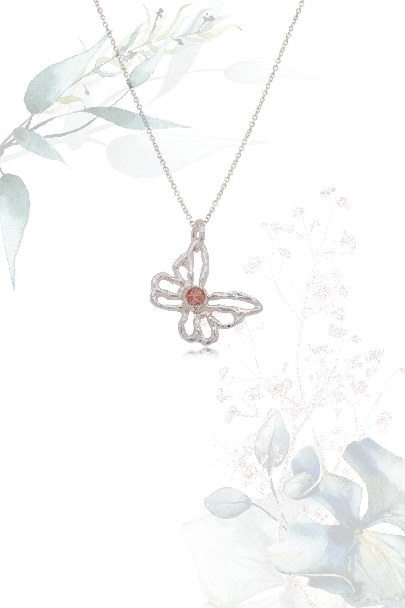 Butterfly discount cocoon necklace