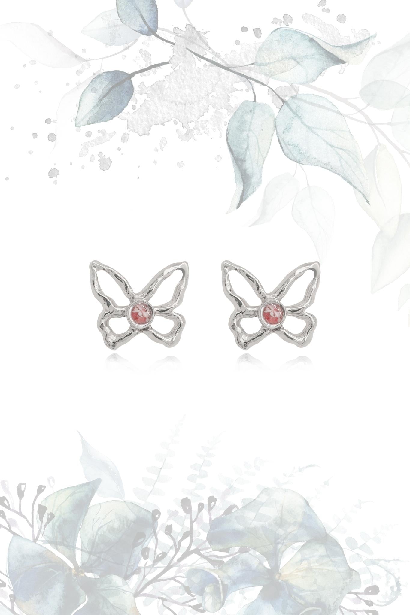Swarovski butterfly sales earrings stud