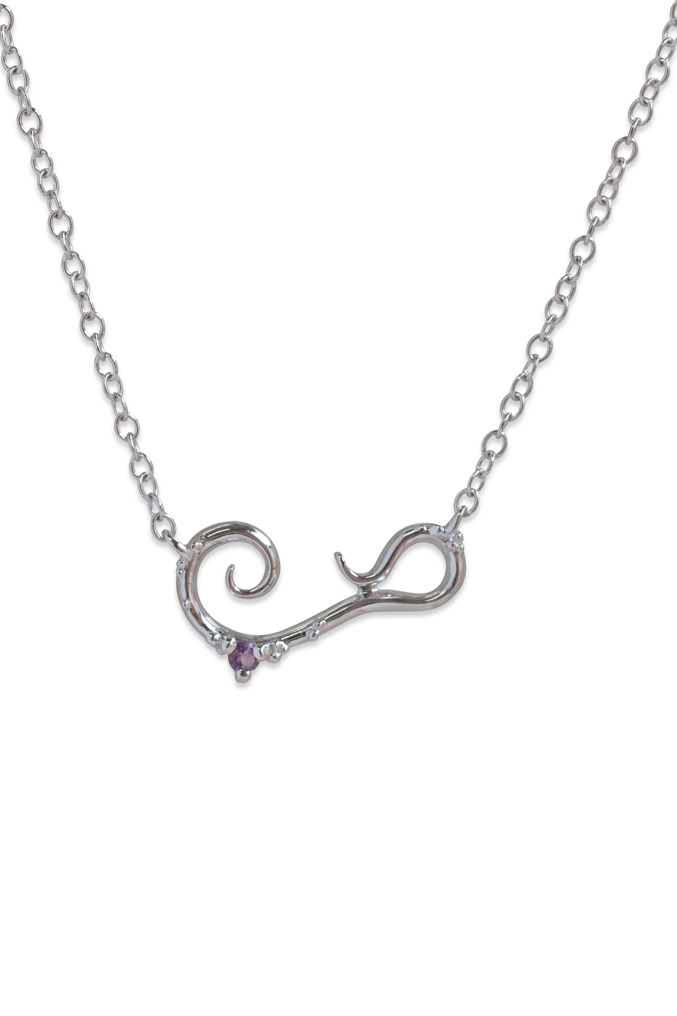 Bermuda Birthstone Necklace in Gold
