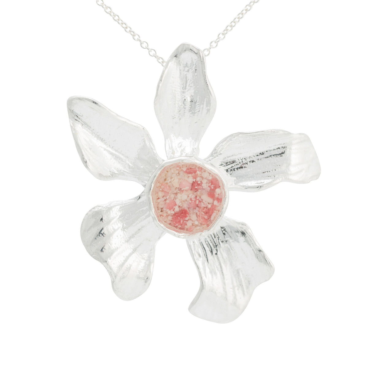 Fera ~ Large Flower Pendant - Alexandra Mosher Studio Jewellery Bermuda Fine