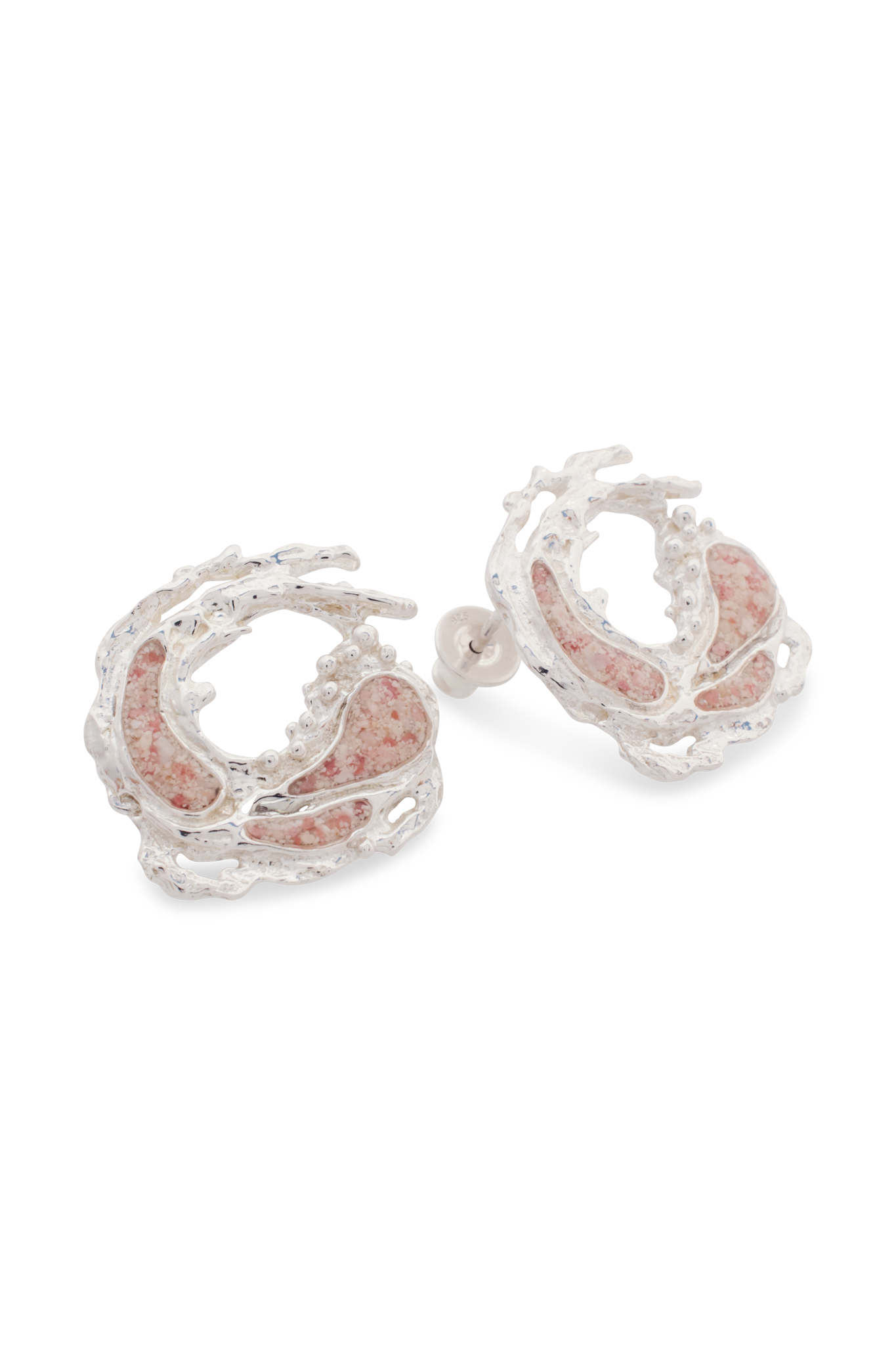 Impasto ~ Breakthrough (Small) Stud Earrings - Alexandra Mosher Studio Jewellery Bermuda Fine
