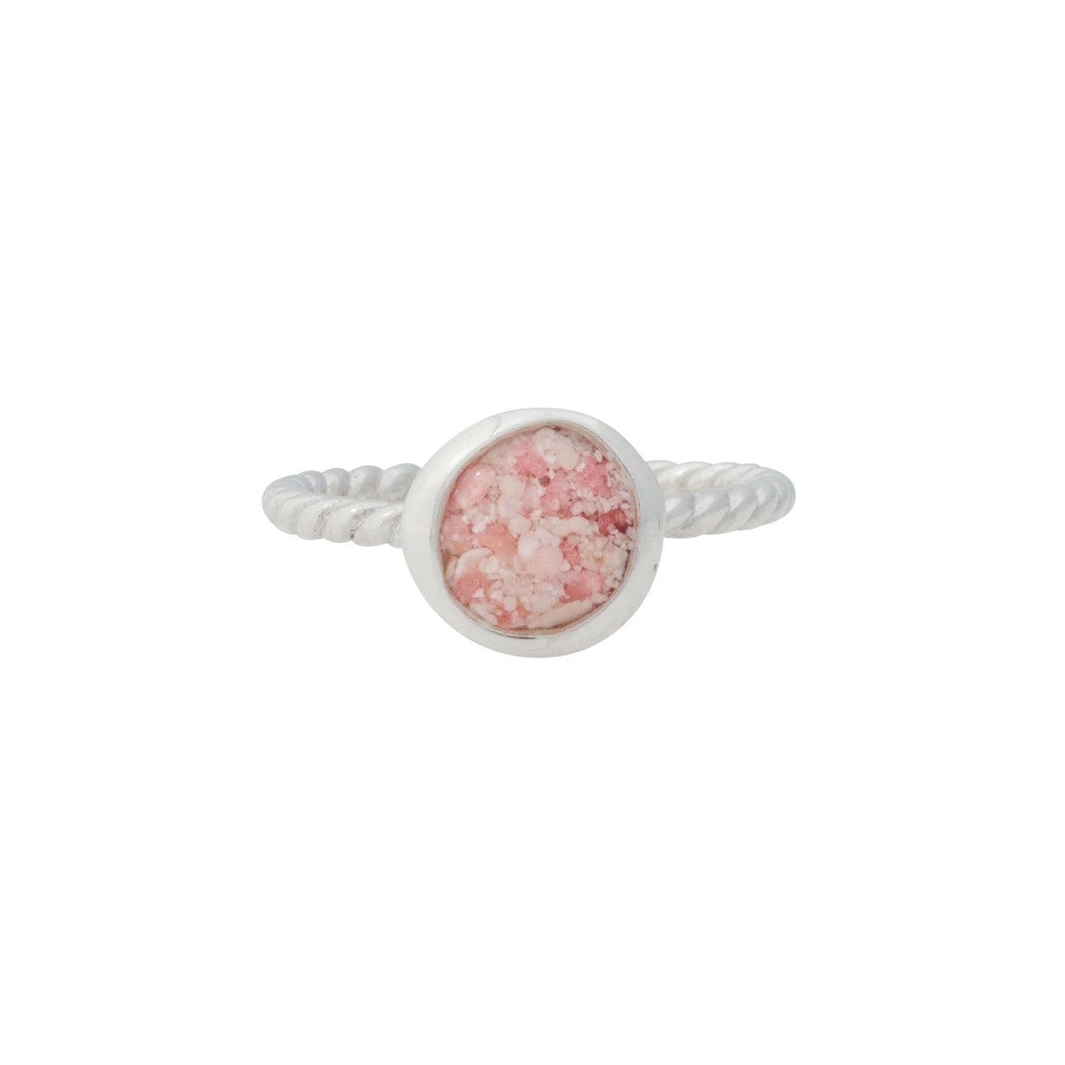 Splash ~ Circle (Medium) Braided Band Ring - Alexandra Mosher Studio Jewellery Bermuda Fine