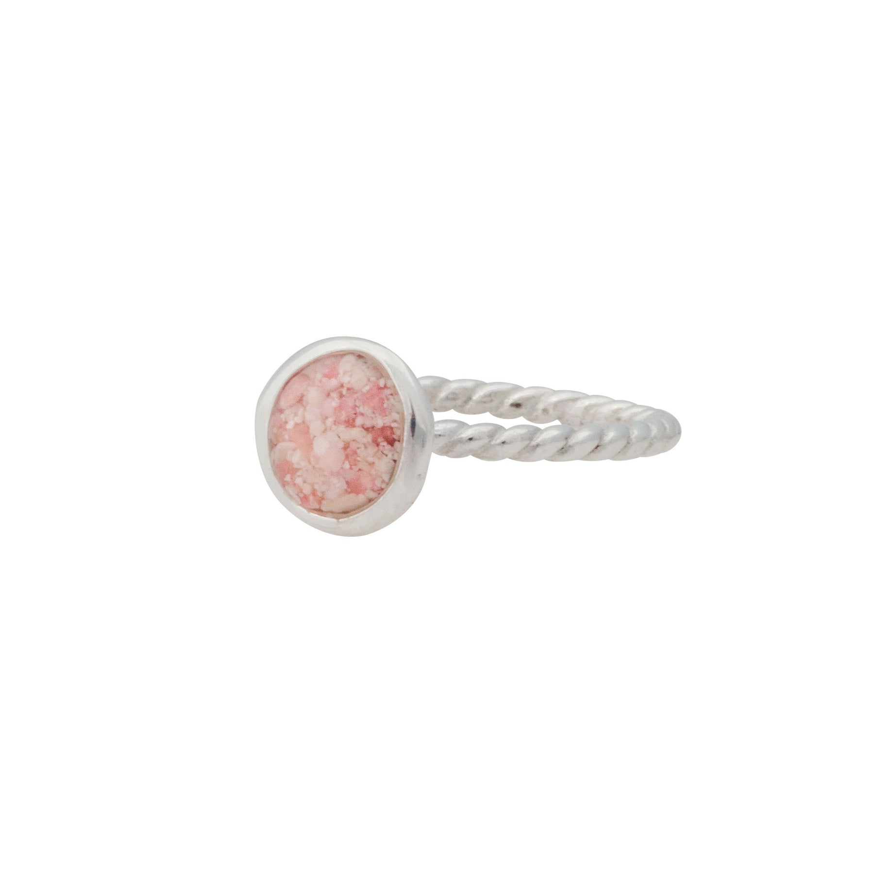 Splash ~ Circle (Medium) Braided Band Ring - Alexandra Mosher Studio Jewellery Bermuda Fine