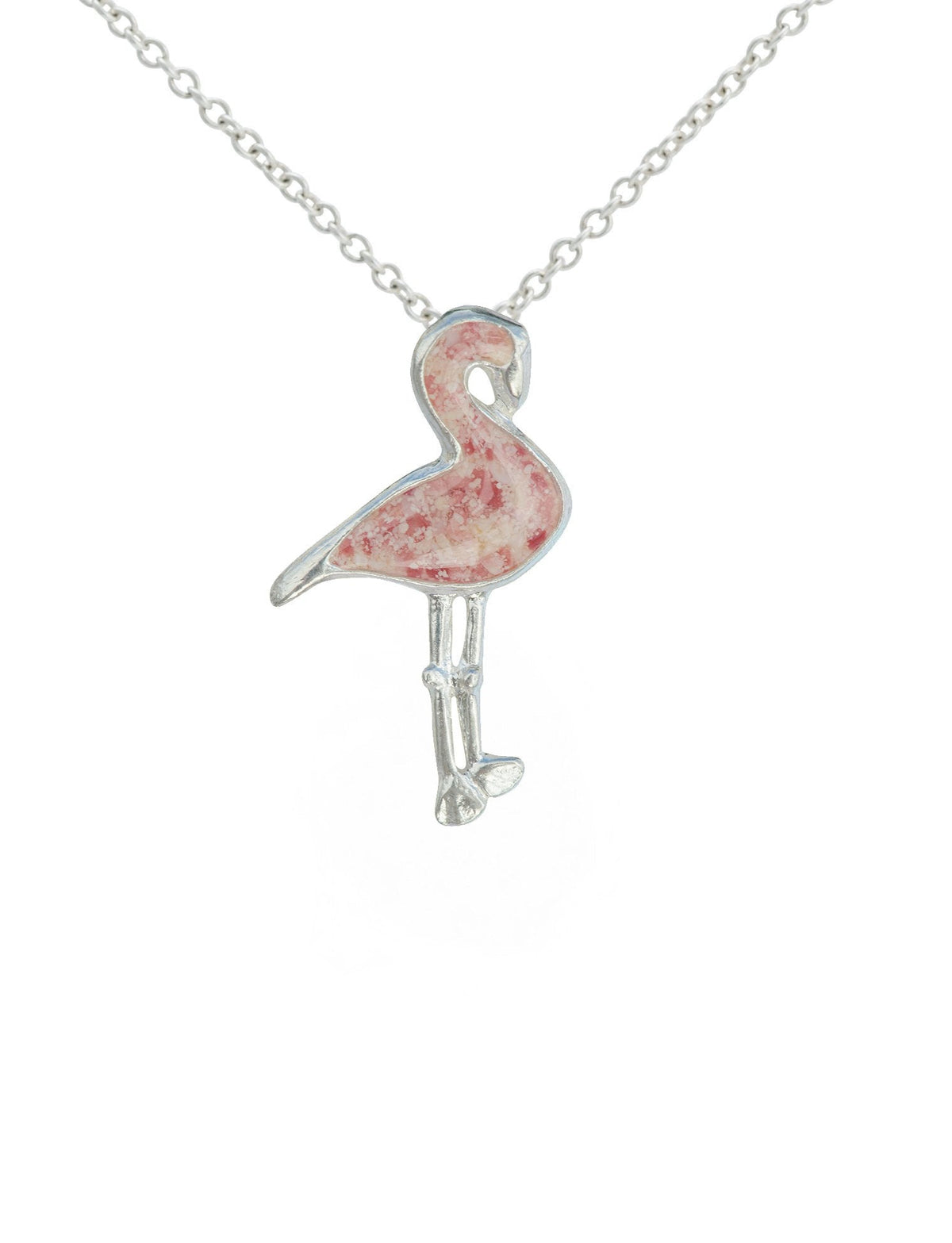 Friends ~ Flamingo Pendant - Alexandra Mosher Studio Jewellery Bermuda Fine