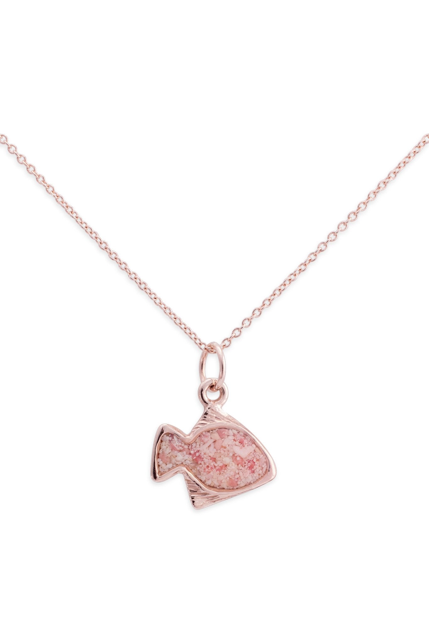 Friends ~ Angel Fish Pendant in Gold - Alexandra Mosher Studio Jewellery Bermuda Fine