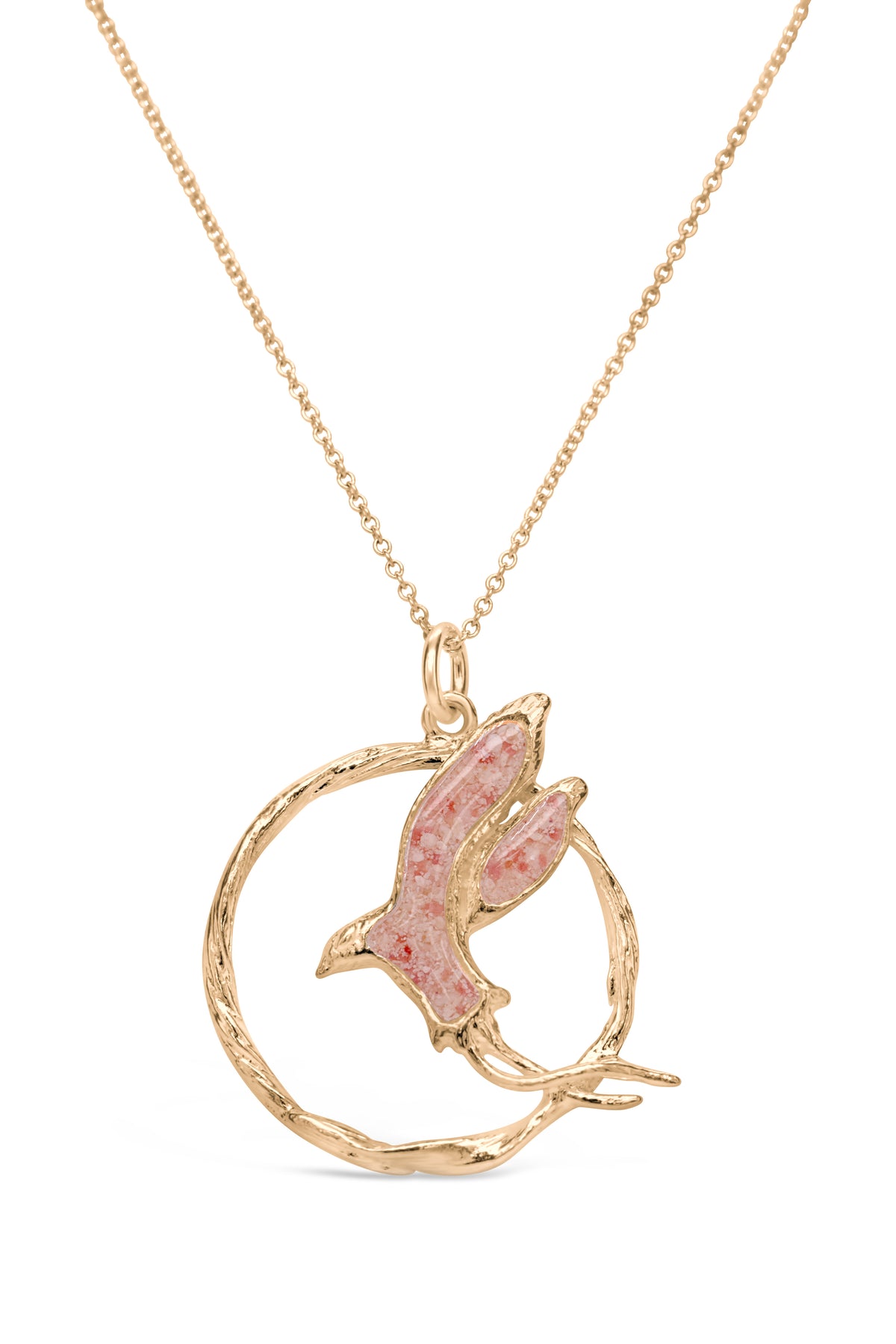 Longtail ~ The Longtail  in Flight Pendant in Gold