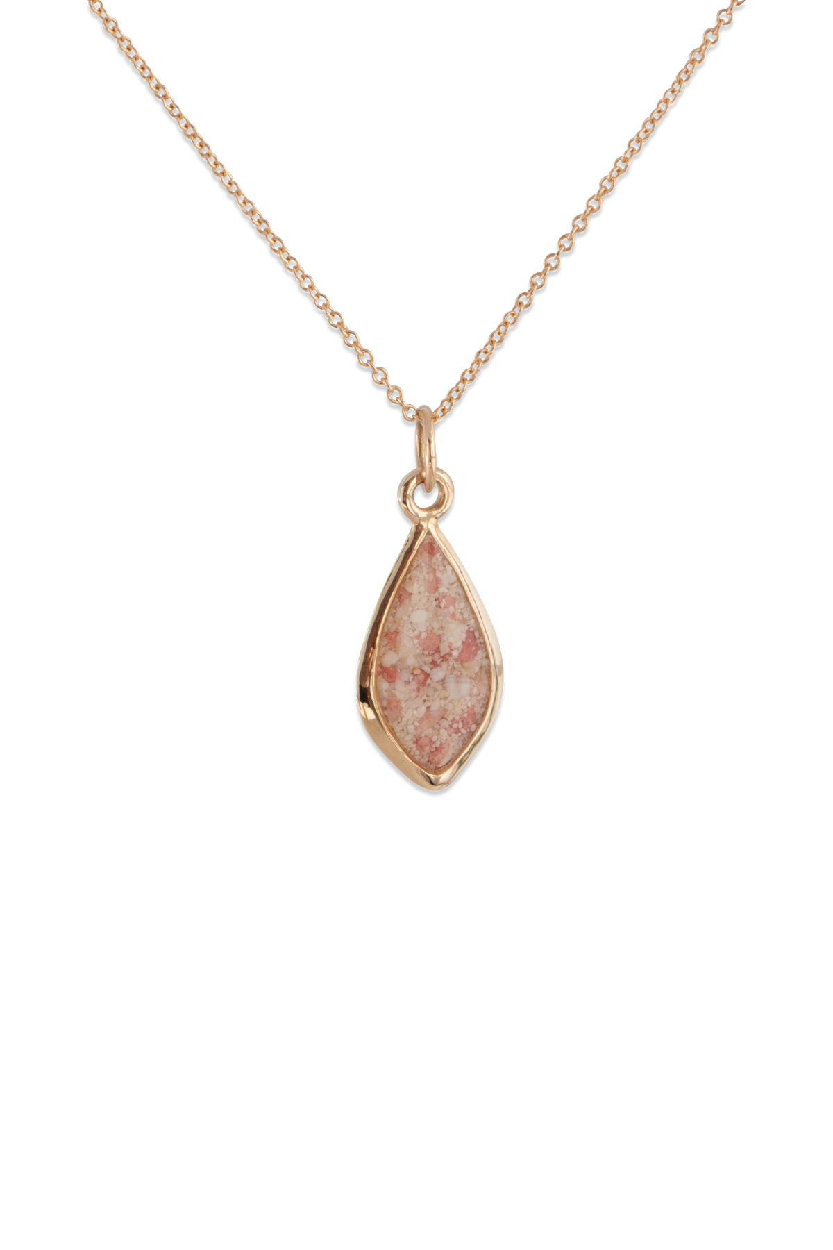 Splash ~ Teardrop (Large) Pendant in Gold - Alexandra Mosher Studio Jewellery Bermuda Fine