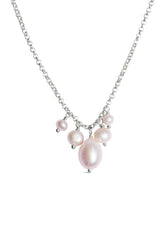 Pearl ~ White Dangle Necklace