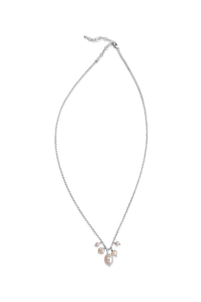Pearl ~ White Dangle Necklace