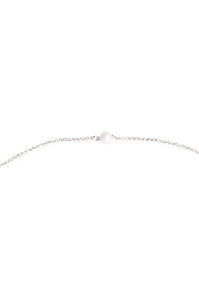Pearl ~ White XL Drop Necklace